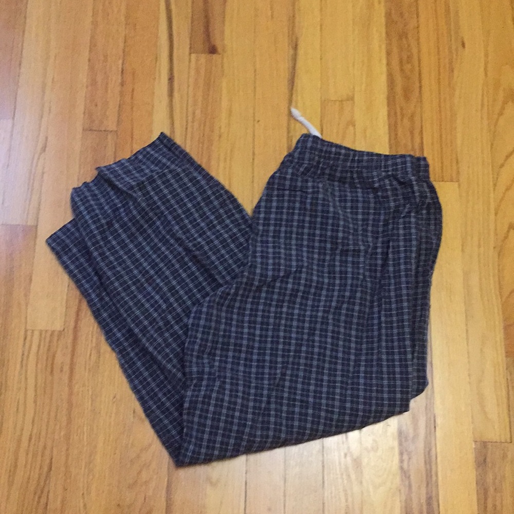 Men’s OLD NAVY drawstring plaid PJ pants
